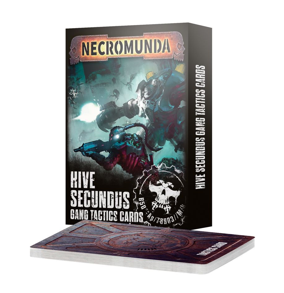 NECROMUNDA HIVE SECUNDUS GANG TACTICS CARD