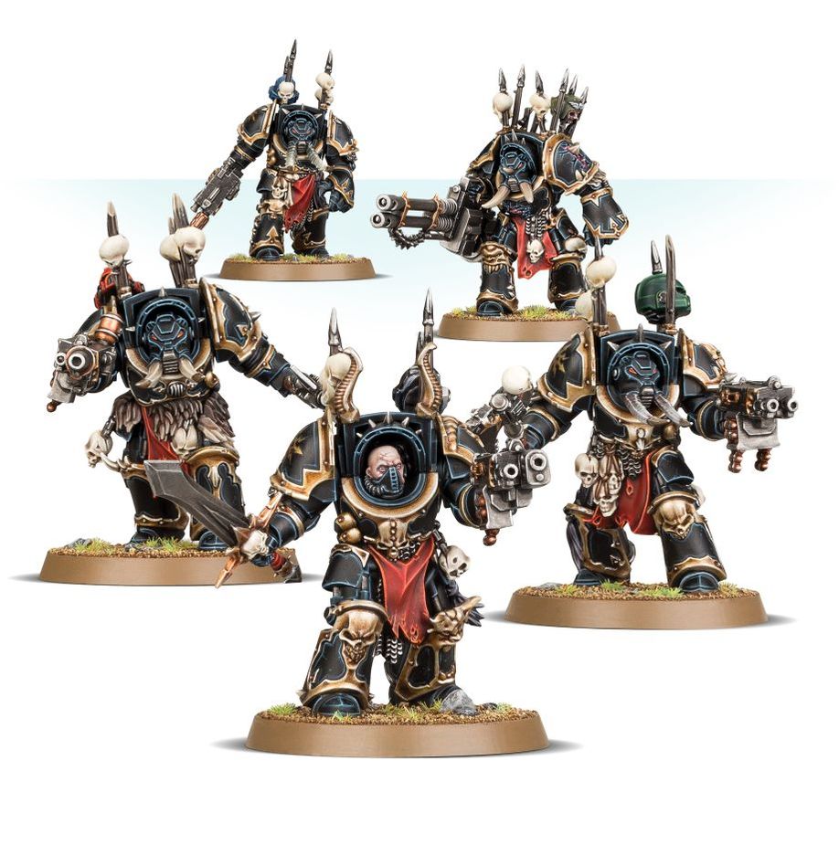 CHAOS SPACE MARINES CHAOS TERMINATOR SQUAD